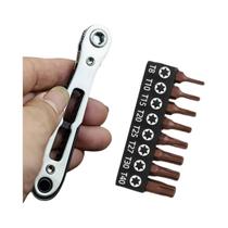 Conjunto De Chaves De Fenda Mini Com Ângulo Reto De 90 Graus, Chave De Baixo Perfil Com Soquete