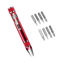 Conjunto De Chaves De Fenda Multifuncional 8 Em 1 Em Liga De Alumínio, Kit De Reparação De Precisão,