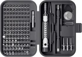 Conjunto de chaves de fenda RARTOP Precision 130 em 1 com caixa de ferramentas - preto Conjunto de chaves de fenda RARTOP Precision 130 em 1 com caixa de ferramentas - preto