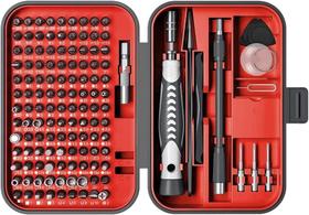 Conjunto de chaves de fenda RARTOP Precision 130 em 1 com caixa de ferramentas - vermelho Conjunto de chaves de fenda RARTOP Precision 130 em 1 com caixa de ferramentas - vermelho