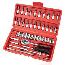 Conjunto de chaves de fenda Socket Ratchet Wrench Beaiguna 46PCS 1/4"