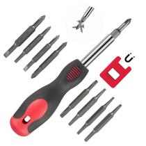 Conjunto de chaves de fenda SUNHZMCKP 18 em 1 com desmagnetizador e desmagnetizador