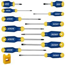 Conjunto de chaves de fenda SUNHZMCKP de 13 peças com magnetizador e desmagnetizador