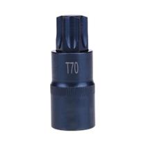 Conjunto de Chaves de Fenda Torx 1/2 Polegada - Bits T40, T45, T50, T55, T60, T70 e Adaptador