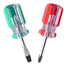 Conjunto de chaves de fenda Waziaqoc Short Phillips Head and Flathead, 2 unidades