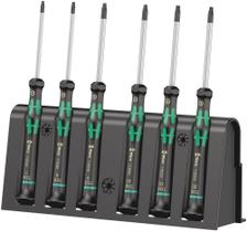 Conjunto de chaves de fenda Wera 2067/6 Kraftform Micro Torx BO de 6 peças