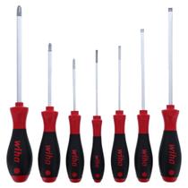 Conjunto de Chaves de Fenda Wiha 30278 com 7 Peças SoftFinish Fenda
