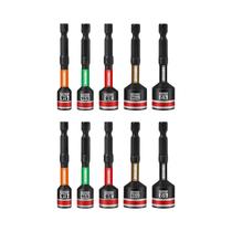 Conjunto De Chaves De Impacto De Aço Liga De 6 Pontas SAE Métrico 256 Polegadas Com Estojo De