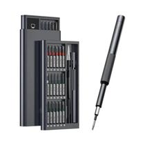 Conjunto De Chaves De Precisão Magnéticas De 36 Peças Com Pontas S2 Para Reparo De Óculos, Relógios,