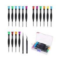 Conjunto De Chaves De Precisão Magnéticas Mini Para Reparação De Relógios, Óculos E Telefones,