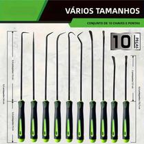 Conjunto De Chaves De Precisão Para Retirar Retentores De Óleo Automotivos, 10 Peças, Extrator De