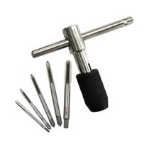 Conjunto De Chaves De Rosca Tipo T Em Aço Carbono De Alta Qualidade 6 Peças Ferramentas De