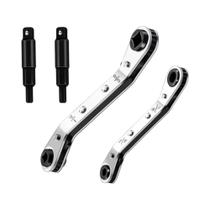 Conjunto De Chaves De Serviço Para Refrigeração HVAC 3/8 a 1/4 5/16 Ferramenta De Catraca Peças