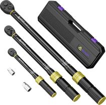 Conjunto de chaves de torque ANPUDS 1/4 3/8 1/2 polegadas Drive 6-339Nm