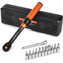 Conjunto de chaves de torque VEVOR de 1/4 de polegada com acionamento de 2,3-22,6 Nm com soquetes