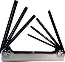 Conjunto de chaves dobráveis TORX Star Wrench Eklind 22571 T10-T40