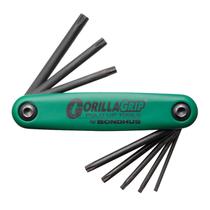 Conjunto de Chaves Estrela Dobráveis GorillaGrip Bondhus T9T40 Conjunto de Chaves Estrela Dobráveis GorillaGrip Bondhus T9T40