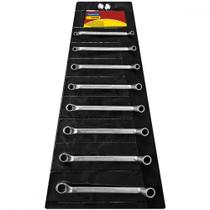 Conjunto de Chaves Estrela Tramontina com Corpo em Aço Especial Cromado 8 Peças em Milímetros