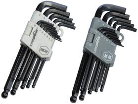 Conjunto de chaves Hex Key Allen Amazon Basics 26 peças