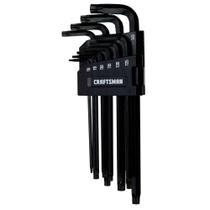 Conjunto de chaves Hex Key Allen CRAFTSMAN Ball-End Torx de 10 peças Conjunto de chaves Hex Key Allen CRAFTSMAN Ball-End Torx de 10 peças