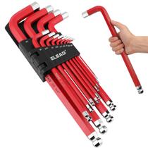 Conjunto de chaves Hex Key Allen ELEAD Jumbo 13 peças SAE 5/64-3/4 Conjunto de chaves Hex Key Allen ELEAD Jumbo 13 peças SAE 5/64-3/4