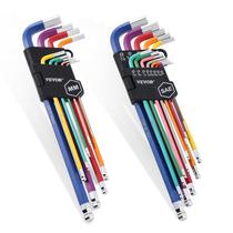 Conjunto de chaves Hex Key Allen VEVOR 22 peças SAE (1,5-10 mm) Métrico