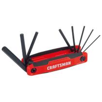 Conjunto de chaves hexagonais CRAFTSMAN Folding 8 Keys Metric CMHT26007 Conjunto de chaves hexagonais CRAFTSMAN Folding 8 Keys Metric CMHT26007