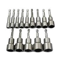 Conjunto De Chaves Hexagonais De 1/4 De Polegada 10-14PCS Adaptador De Soquete Magnético Para