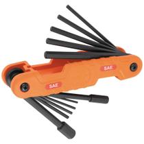 Conjunto de chaves hexagonais Klein Tools 70550 11 tamanhos SAE Conjunto de chaves hexagonais Klein Tools 70550 11 tamanhos SAE