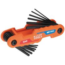 Conjunto de chaves hexagonais Klein Tools 70590 Compact Dobrable 12 chaves