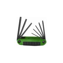 Conjunto de chaves hexagonais Wrench Eklind Tool Torx, 7 unidades de óxido preto