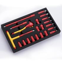 Conjunto de Chaves MANUSAGE 21 Peças Isoladas VDE para Tesla Conjunto de Chaves MANUSAGE 21 Peças Isoladas VDE para Tesla