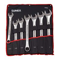 Conjunto de chaves Sunex Tools 9707 Jumbo Fractional 7 peças SAE