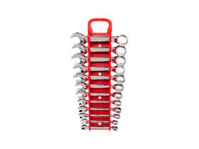 Conjunto de chaves TEKTON Stubby Combination 12 peças de 8 a 19 mm com suporte