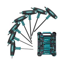 Conjunto De Chaves Torx Com Cabo Em T De 7 Peças T10-T40 Design De Duas Pontas Ferramenta De Conjunto De Chaves Torx Com Cabo Em T De 7 Peças T10-T40 Design De Duas Pontas Ferramenta De