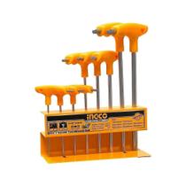 Conjunto de Chaves Torx Ingco com Punho em T com 8 Peças