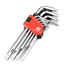 Conjunto de chaves Torx MAXPOWER de 9 peças Pro Grade Long Arm 6 Point Star