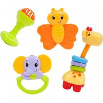 Conjunto de Chocalhos Baby Fun Buba - Buba Toys
