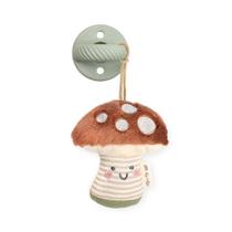 Conjunto de chupeta e adorável Itzy Ritzy, cogumelo de pelúcia removível