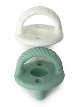 Conjunto de chupetas Itzy Ritzy Sweetie Soother de silicone para recém-nascidos 2 Conjunto de chupetas Itzy Ritzy Sweetie Soother de silicone para recém-nascidos 2