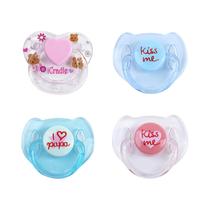 Conjunto De Chupetas Para Boneca Reborn Fofa 4 Peças Acessórios Magnéticos Para Boneca Menina Cor