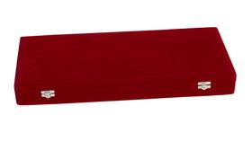 Conjunto de churrasco cabo de madeira 3 pçs cor vermelha veludo afi-corte azevedo