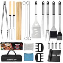 Conjunto de churrasco de aço inoxidável Grill Tools Birald 122PCS Conjunto de churrasco de aço inoxidável Grill Tools Birald 122PCS