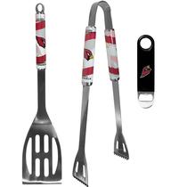 Conjunto de churrasco e abridor de garrafas Siskiyou Sports NFL Arizona Cardinals Conjunto de churrasco e abridor de garrafas Siskiyou Sports NFL Arizona Cardinals