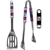 Conjunto de Churrasco e Abridor de Garrafas Siskiyou Sports NFL New York Giants Conjunto de Churrasco e Abridor de Garrafas Siskiyou Sports NFL New York Giants