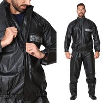 Conjunto De Chuva Masculino Jaqueta E Calça Brascamp PVC Impermeável Avulso Moto Motoboy Resistente Ajustável Com Zíper Confortável Trabalho E Viagem Conjunto De Chuva Masculino Jaqueta E Calça Brascamp PVC Impermeável Avulso Moto Motoboy Resistente Ajustável Com Zíper Confortável Trabalho E Viagem