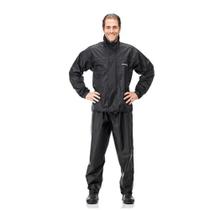 Conjunto de Chuva para Motoqueiro Pantaneiro Nylon Impermeável com Gola Alta