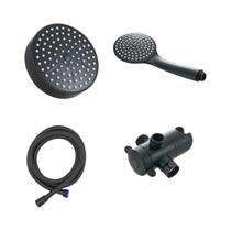 Conjunto De Chuveiro Portátil 2 Em 1 Com Suporte, Distribuidor De Água Três Vias, Mangueira À Prova