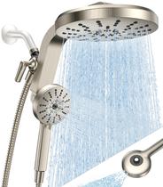 Conjunto de chuveiro RAINVISTA com ducha dupla magnética 8" com efeito de chuva Conjunto de chuveiro RAINVISTA com ducha dupla magnética 8" com efeito de chuva