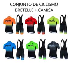 Conjunto De Ciclismo Bretelle + Camisa Strava !!